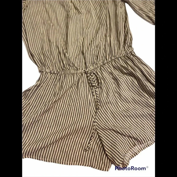 Eberjey Sea Stripe Short Romper Sz M/L - Picture 6 of 10